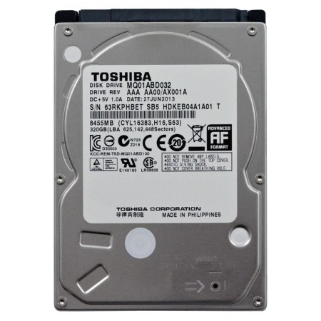 Toshiba MQ01ABD032 320GB SATA 2,5