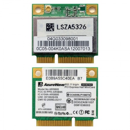 04G033098001 AR5B95, AW-NE785H 802.11b/g/n mini PCI-E wifi kártya