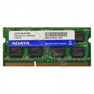 Adata 2GB DDR3 1333MHz használt notebook memória