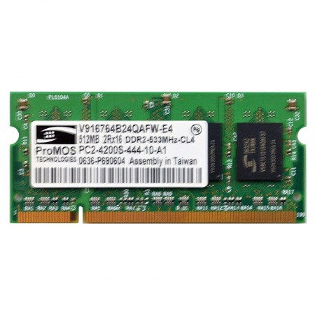 ProMOS 512MB DDR2 533MHz laptop memória
