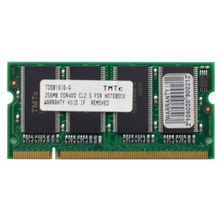 TMTc 256MB DDR2 400Mhz használt notebook memória