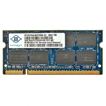 Nanya 2GB DDR2 667MHz használt notebook memória