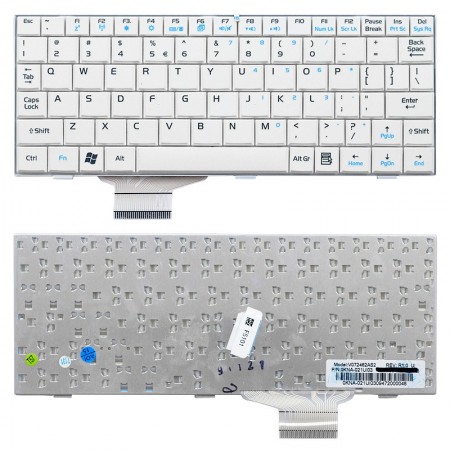 V072462AS2 gyári új, angol fehér laptop billentyűzet