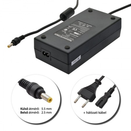 Asus 19V 7.7A (145W) utángyártott új töltő