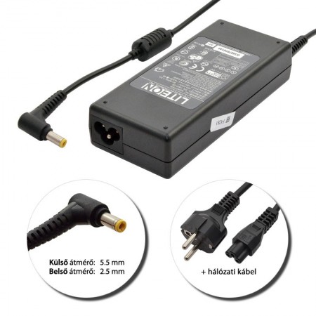 LiteOn 19V 4.74A (90W) gyári töltő