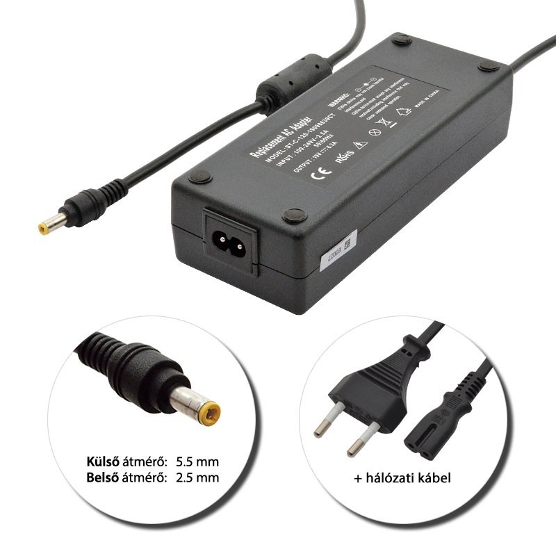 thumbnail interactive-video image 1 of Genuine Liteon 19V 6.3A 120W AC Adapter For Asus N56V, N56VZ, N56VM, N61D, N61DA Laptops (PA3290U, PA-1121-02) 1 of 2