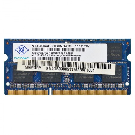 Nanya 4GB DDR3 1333MHz használt notebook memória