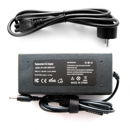 HP 19V 4.74A kúpos (90W), utángyártott, használt töltő