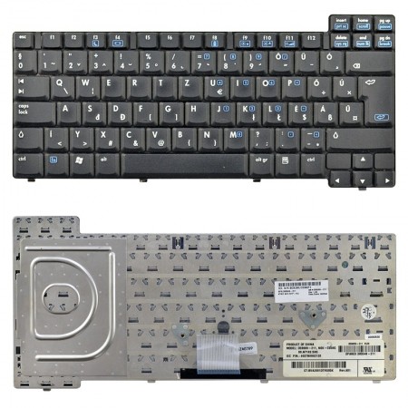 385548-211 fekete, használt B-kategóriás magyar laptop billentyűzet