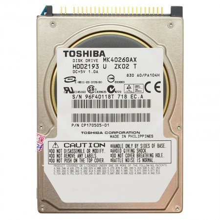 Toshiba 40GB IDE 2,5
