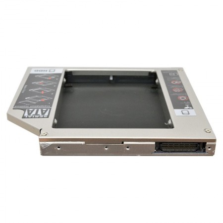 IDE 2nd HDD/SSD caddy, második winchester beépítő keret (12.7mm) – 3. kép
