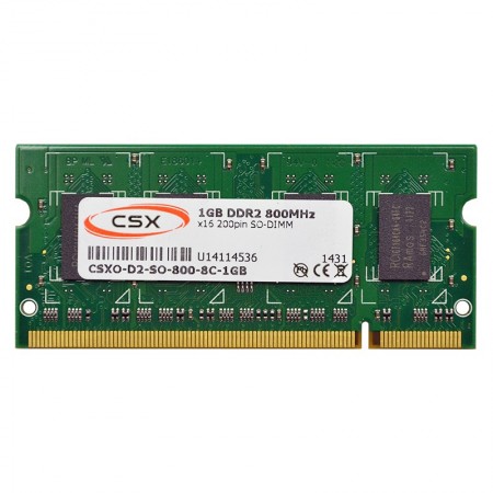 CSX 1GB DDR2 800MHz notebook memória