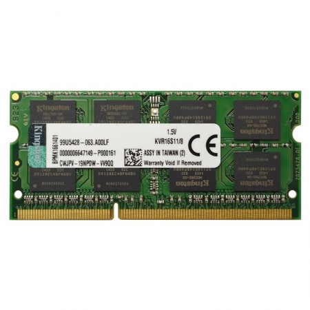 Kingston 8GB DDR3 1600MHz notebook memória