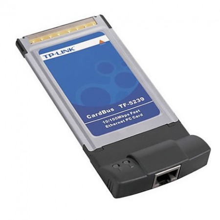 TP-Link TF-5239 használt PCMCIA Ethernet bővítőkártya