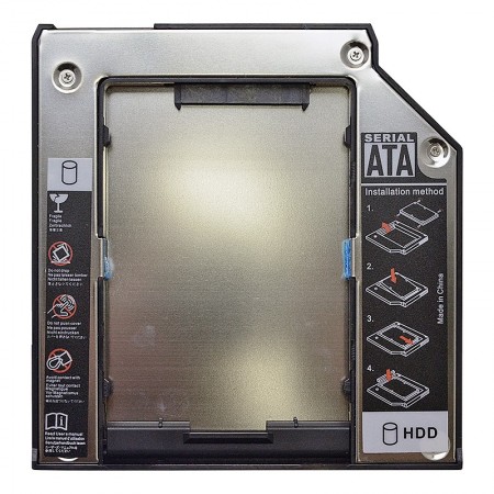 SATA For IBM Thinkpad T60, T60p, T61, T61p 2nd HDD/SSD caddy, második winchester beépítő keret 