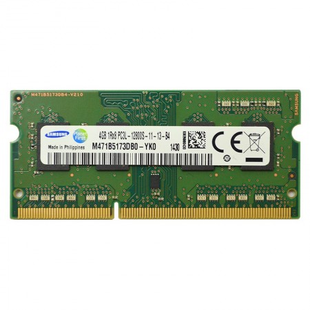 Samsung 4GB DDR3L 1.35V 1600MHz notebook memória