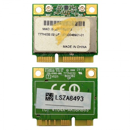 Atheros AR5BHB63 használt 802.11a/b/g mini PCI-E Wifi kártya