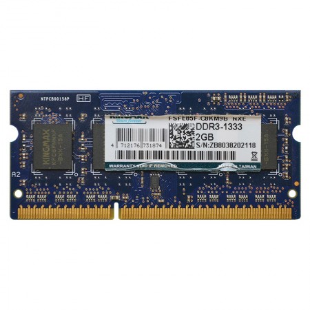 Kingmax 2GB DDR3 1333MHz használt notebook memória