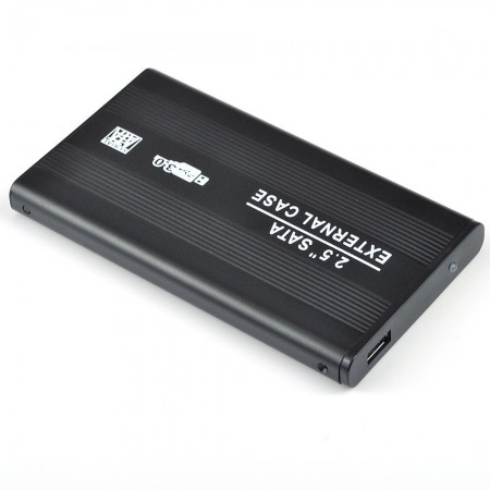 USB 3.0 külső SATA HDD ház, fekete