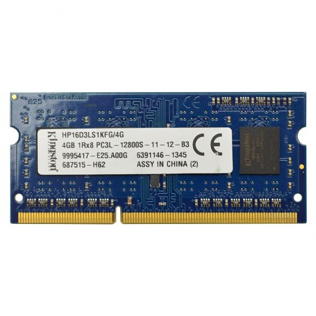 Kingston 4GB DDR3L 1.35V 1600MHz notebook memória
