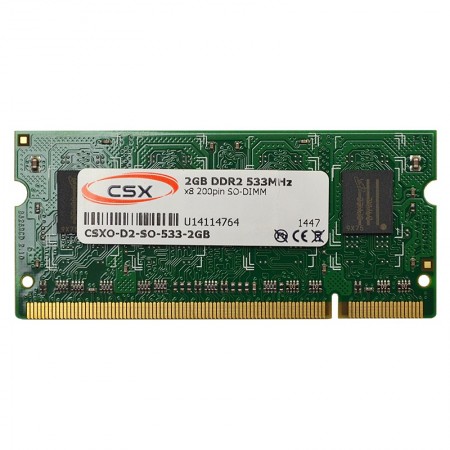 CSX 2GB DDR2 533MHz notebook memória
