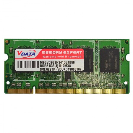 vData 512MB DDR2 533Mhz használt notebook memória