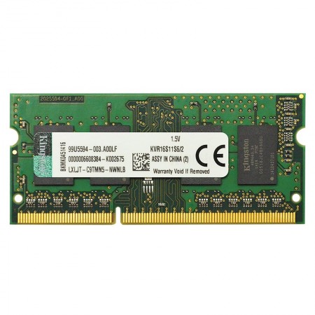 Kingston 2GB DDR3 1600MHz notebook memória