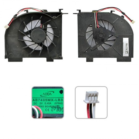 AB7405MX-LB3 (2 air out) használt hűtés, ventilátor