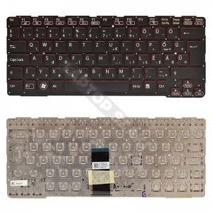 149009911HU gy&aacute;ri &uacute;j magyar fekete-piros laptop billentyűzet