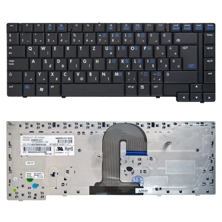 443811-211 magyar, fekete használt laptop billentyűzet