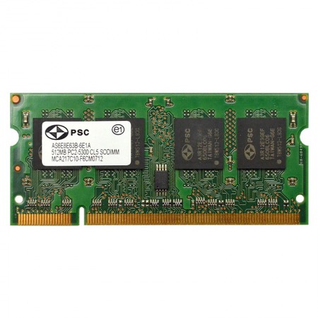 PSC 512MB DDR2 667MHz használt notebook memória