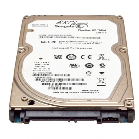 Seagate Pipeline HD Mini 320GB használt SATA 2,5