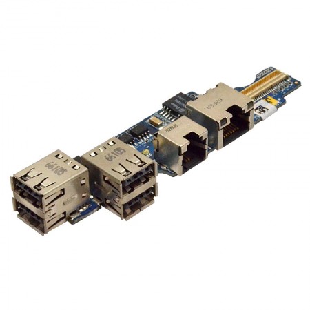 DADM3CP18A2 használt USB, Ethernet és modem csatlakozó panel