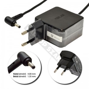 Asus 19V 1.75A (33W) 4.0x1.35mm gy&aacute;ri &uacute;j t&ouml;ltő