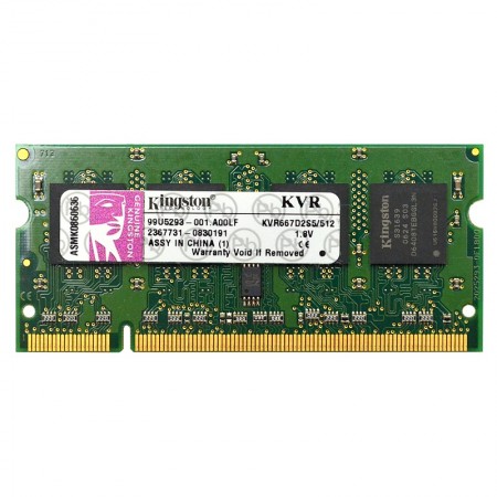 Kingston 512MB DDR2 667MHz használt notebook memória