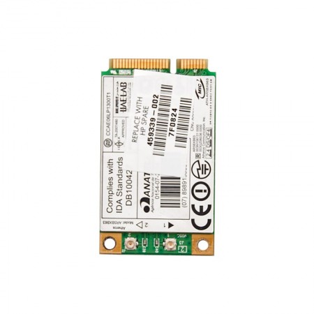459339-002 Atheros AR5BXB63 802.11b/g mini-PCI wifi kártya