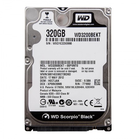 WD WD3200BEKT 320GB SATA 2,5