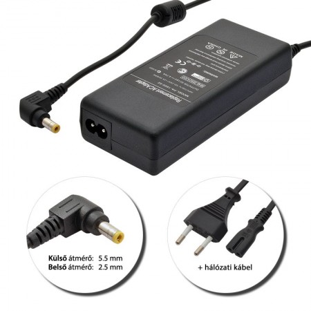 Asus 19V 4.74A (90W) utángyártott használt töltő