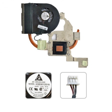 AT0C6004DR0, KSB06105HA használt komplett hűtés