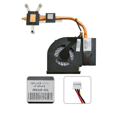 582140-001 használt komplett hűtés