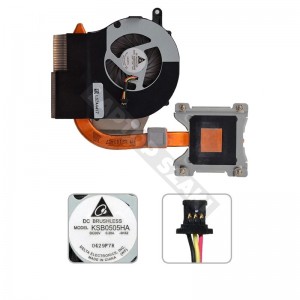 612354-001, KSB0505HA haszn&aacute;lt komplett hűt&eacute;s