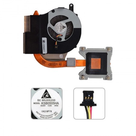 612354-001, KSB0505HA használt komplett hűtés