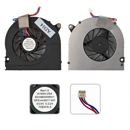 431312-001 HY60G-05A használt hűtés, ventilátor