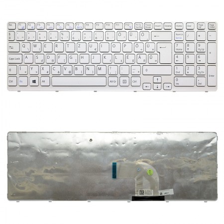 149095211HU használt magyar, fehér laptop billentyűzet
