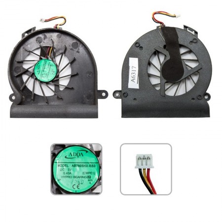 AB7605HX-EB3 hűtés, ventilátor