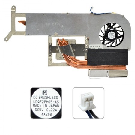 UDQF2PH05-AS, N4HIAM061 használt komplett hűtés