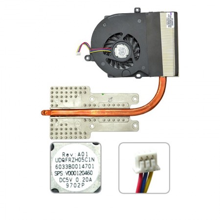 6043B0044401.A01, UDQFRZH05C1N használt komplett hűtés