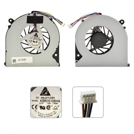 KSB05105HA gyári új hűtés, ventilátor (4 PIN-es csatlakozó!)