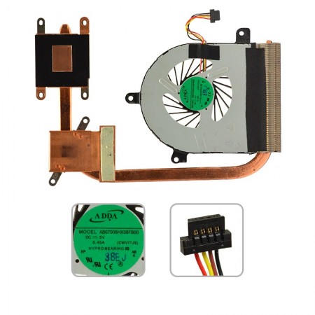 Lenovo IdeaPad U510 használt komplett hűtés