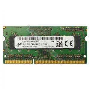 Micron 4GB DDR3L 1.35V 1600MHz használt notebook memória